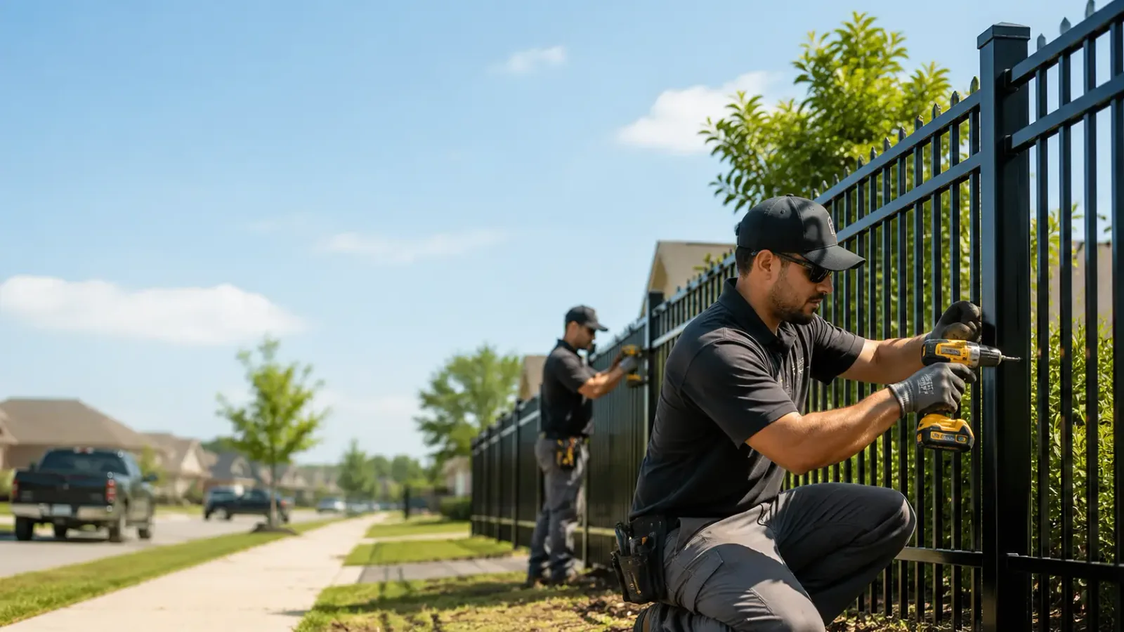 Metal Fence Installation in Lakeview, MI